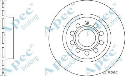 APEC BRAKING dsk2228 -  Тормозной диск